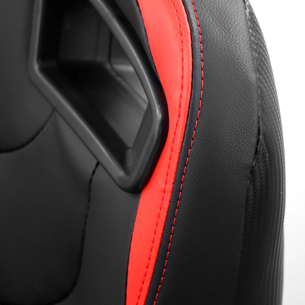 1 шт. регулируемое Черное Красное кожаное откидное ведро из ПВХ спортивные