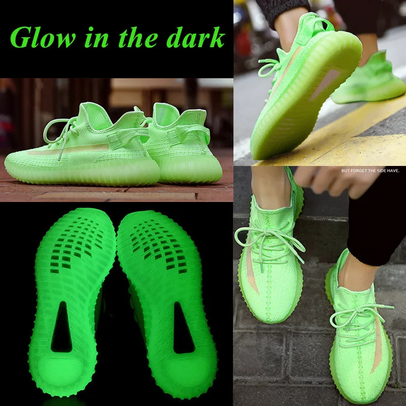 

2020 New 47" Luminous Shoelaces Athletic Sport Round Shoe Lace Glow In The Dark Shoe Laces Glowing Laces for 350 V2 Shoelaces