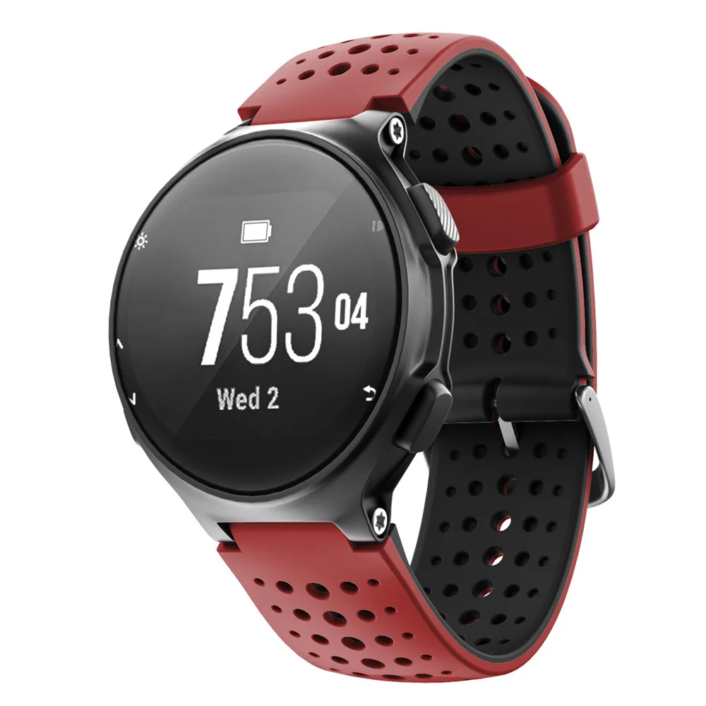 Ремешок силиконовый для смарт-часов Garmin Forerunner220 230 235 620 630 735XT 22 мм | Электроника