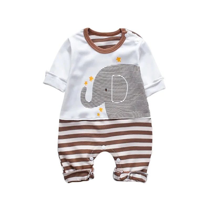 

Autumn Baby Rompers for Boy Girl Clothes Casual Infant Romper Cartoon Print Long Sleeve Children Clothes Jumpsuit OutfitsS27