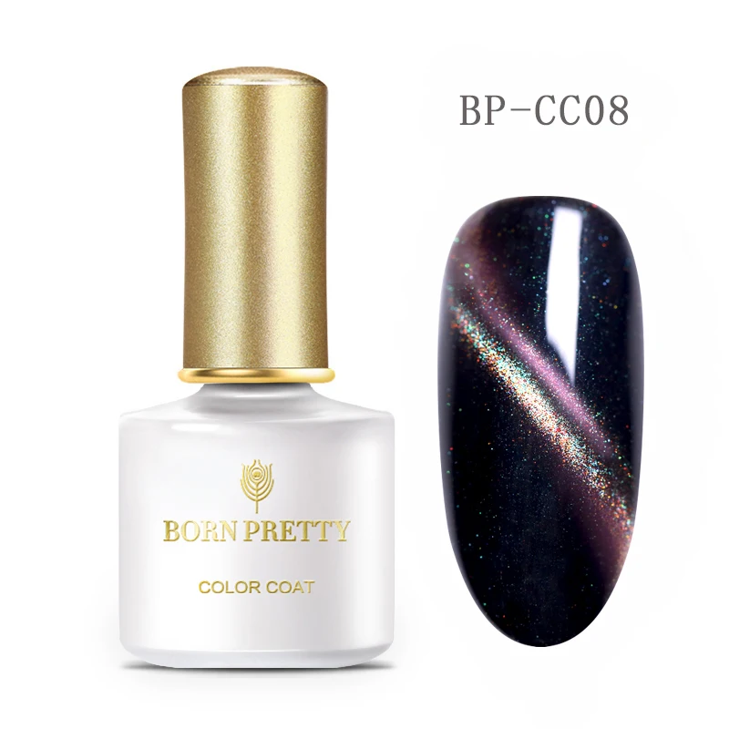 BORN PRETTY 6 мл Гель-лак для ногтей с эффектом «кошачий глаз» лак Магнитный замочить от перманентного УФ светодиодный магнитный гель лак дизайн ногтей маникюр - Цвет: BP-CC08