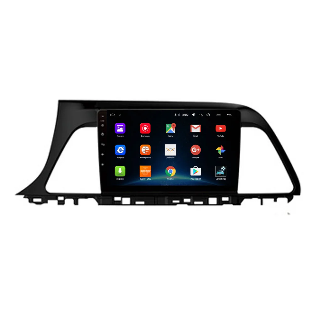 Автомобильный мультимедийный плеер R Way Android Dvd Gps для Hyundai Sonata 2014 2105 2016 2017 2 ГБ + 32 9