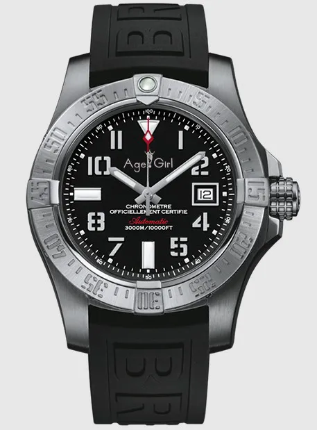 

Classic New Silver Black Canvas Rubber Automatic Mechanical Men Watch Stainless Steel Sports Watches Sapphire Limited AAA+