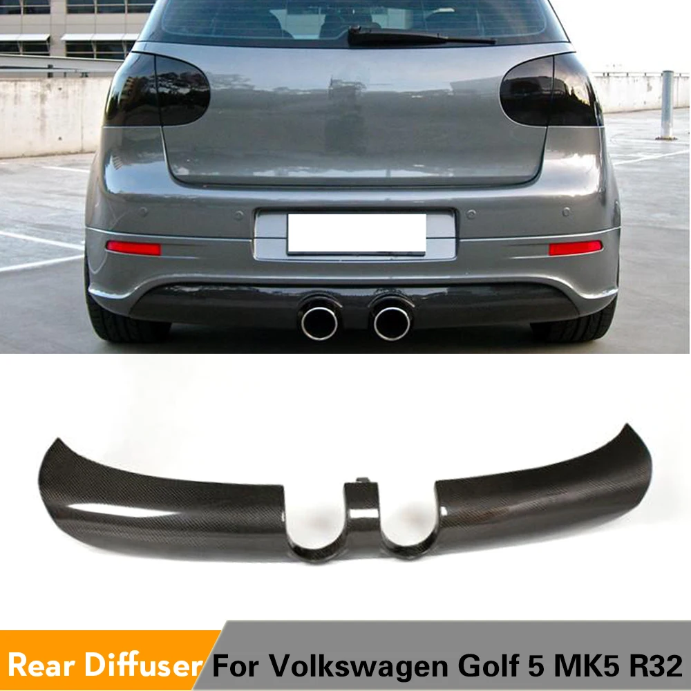Задний спойлер из углеродного волокна для Volkswagen VW Golf 5 V MK5 R32 Hatchback 2006 2008|diffuser