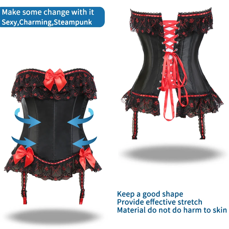 Корсеты готическое бюстье сексуальный корсет для бурлеска талии топы в стиле