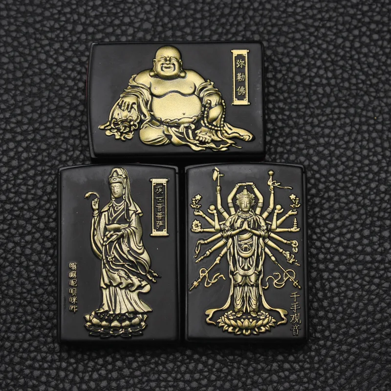 Креативная зажигалка металлическая с черепом для покера сильный Ветрозащитный