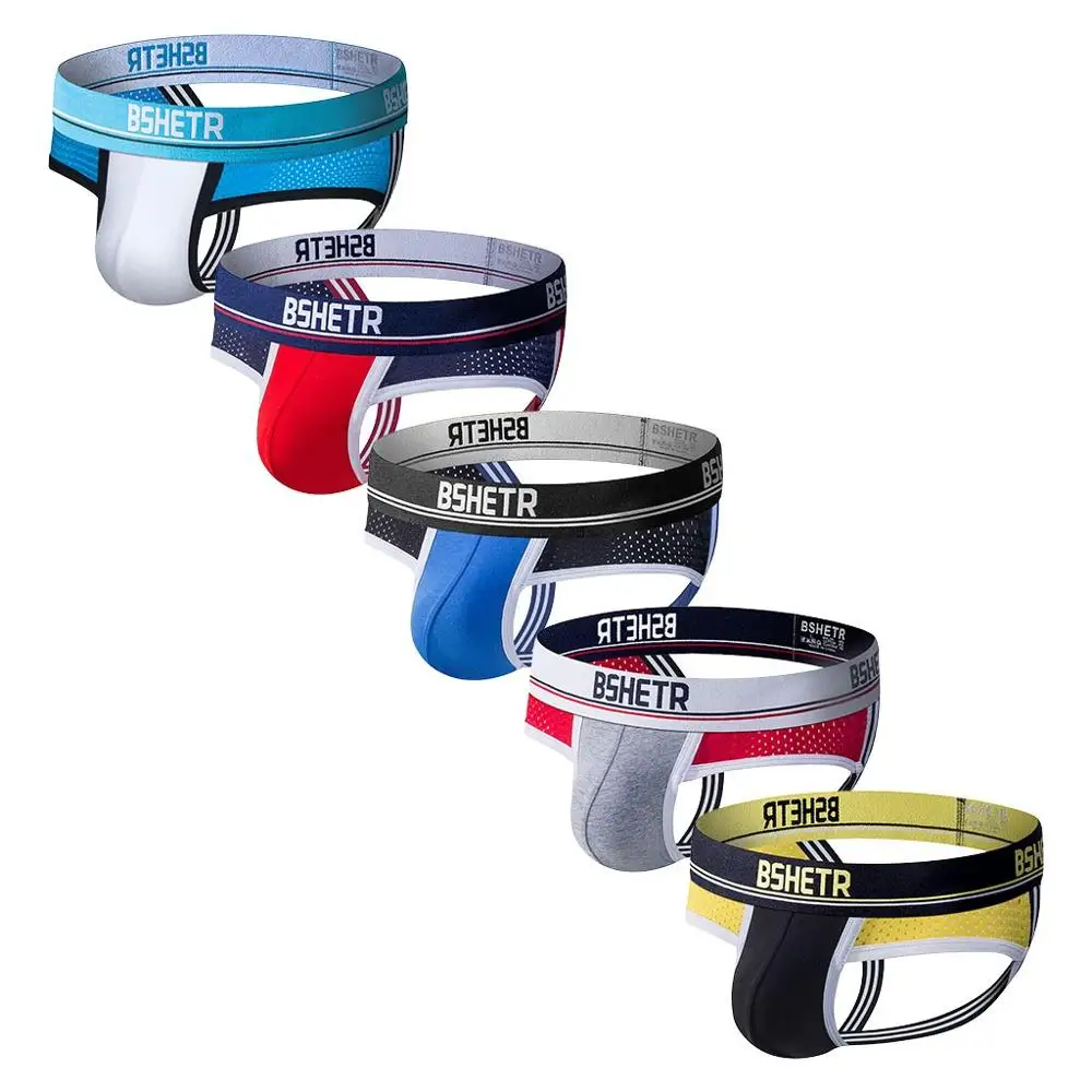 5 шт. мужские плавки сексуальное мужское нижнее белье прозрачный трикотаж Maillot de