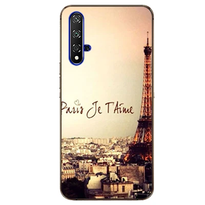 Чехол с рисунком для Huawei Nova 5 T Nova5T мягкий чехол из ТПУ задняя крышка телефона NOVA
