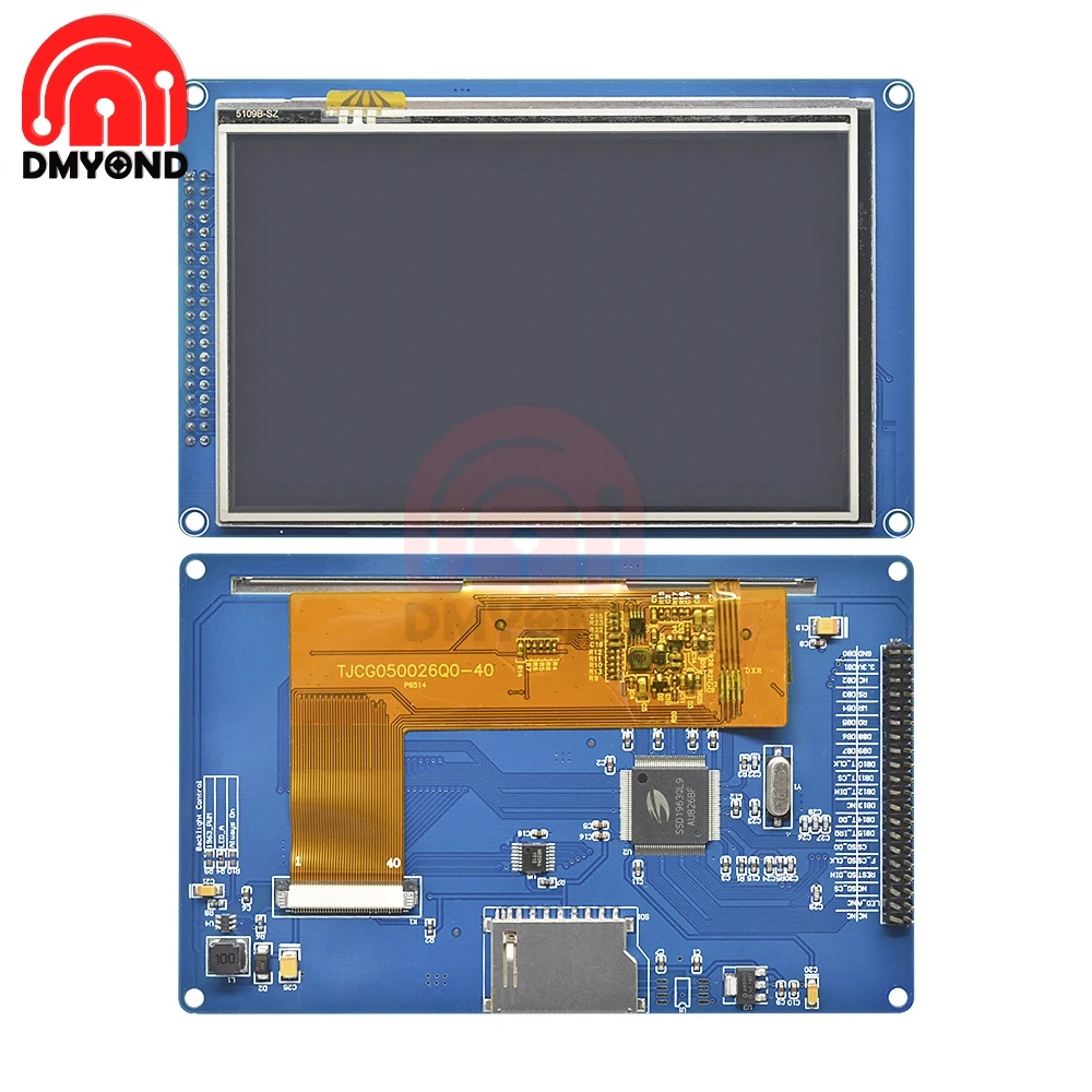 5 дюймов 0 &quot800*480 TFT ЖК дисплей модуль RGB полоса SSD1963 плата контроллера с сенсорной