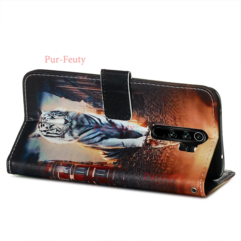 Окрашенный кожаный чехол для Xiaomi Redmi Note8 Pro 8pro чехлы с откидной крышкой xiomi Note 8