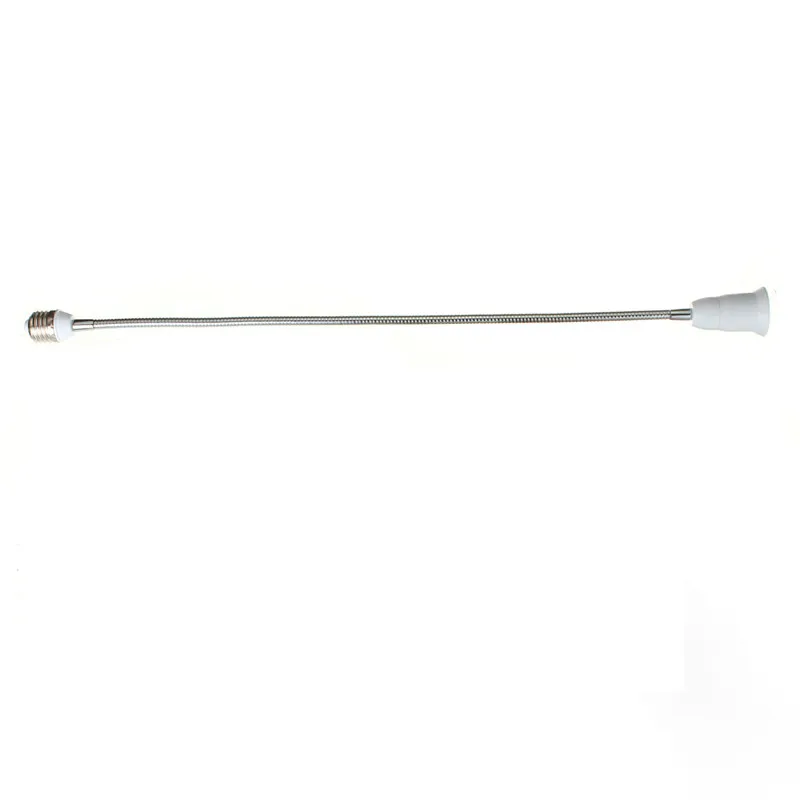 

E27 to E27 Flexible Extend Base Lamp Adapter Screw Lamp Holder 60cm Extended Lamp Holder Bulb Adapter Converter