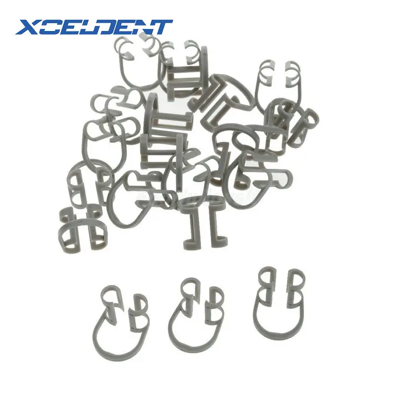 20шт./пакет пластиковый держатель для ватных рулонов одноразовый зажим
