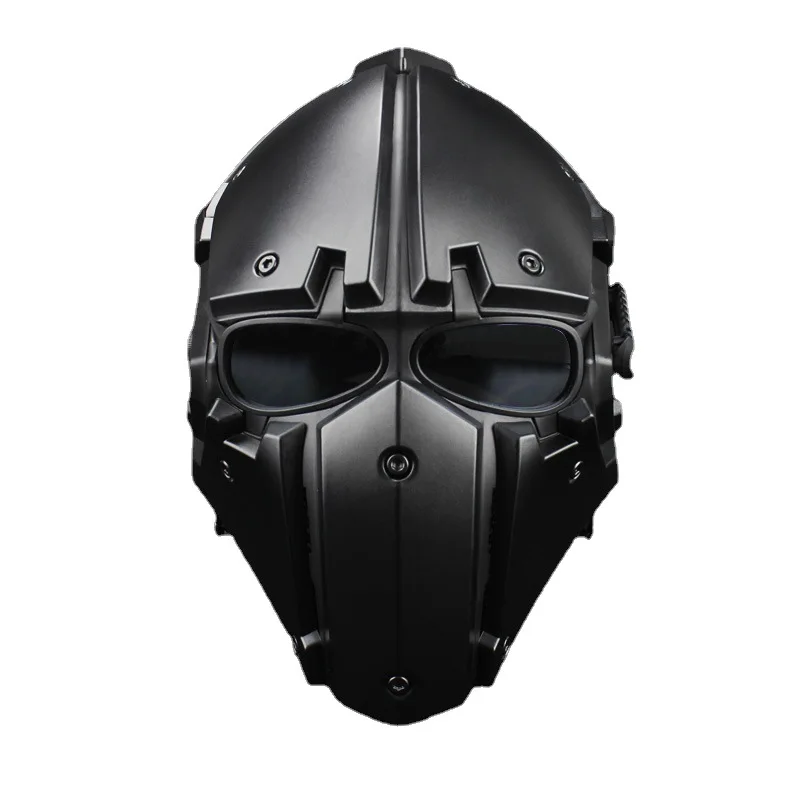 The New Tactical Outdoor Riding Helmet With Mask Integrated Safety  Helmet Halloween Fancy Dress Party Mask Helmet