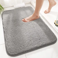 carpet household toilet door rug mat thickened absorptive footmat household bathroom anti skid mat bathroom rug set toilet mat
