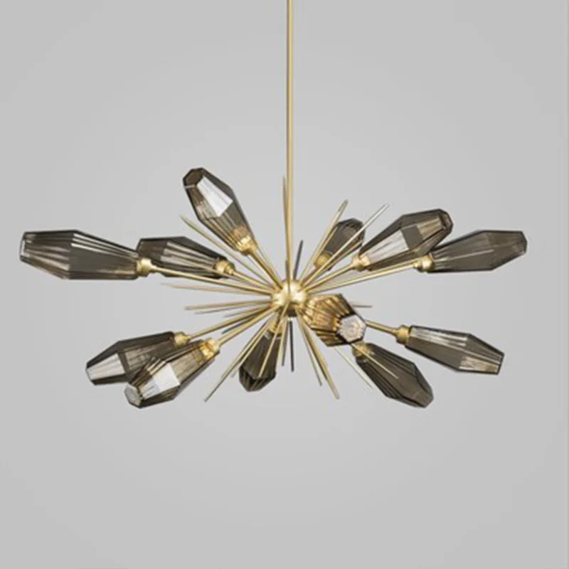 Современсветильник Роскошная креативная стеклянная люстра для столовой