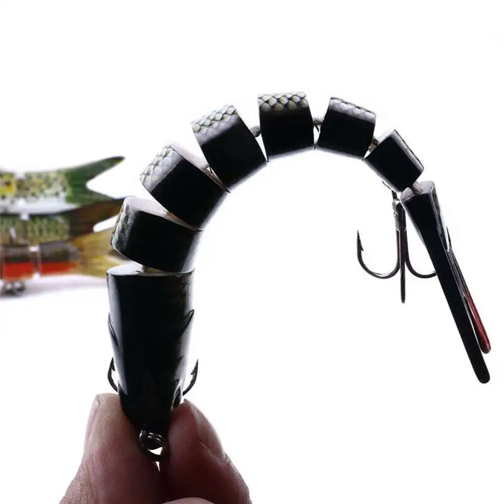 

Luya 8 Section Fishing Bait Sinking Wobblers Fishing Lures Multi Jointed Hard Bait Fishing Tackle For Bass Isca Crankbait