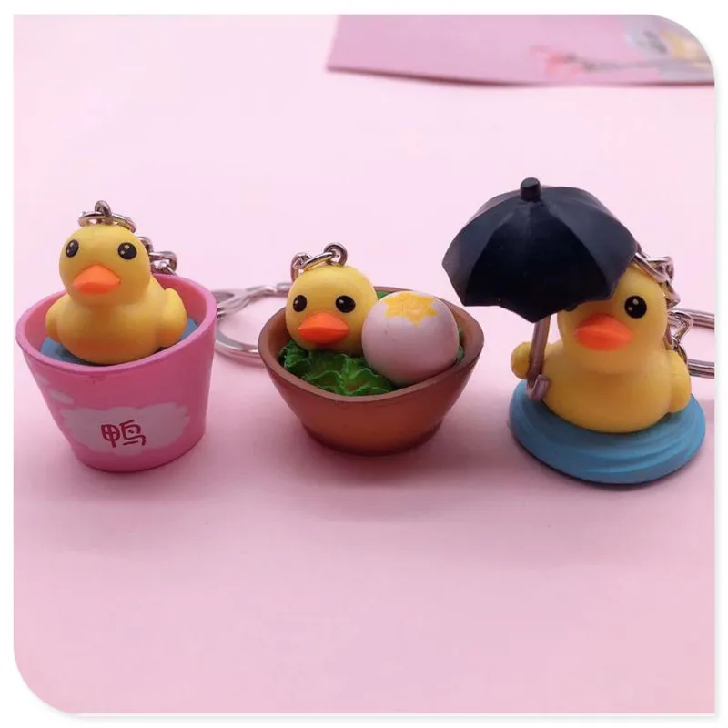 Water Duck Micro Landscape Decoration Key Chain Pendant Diy Eggs Bucket Decorations Gardening Flowers | Украшения и аксессуары