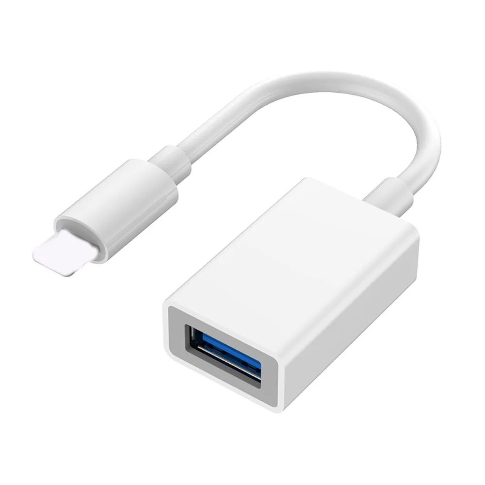 3 0 USB для iPhone 12 11 8 XR Pro MAX iPad OTG адаптер 2 кабель синхронизации данных флеш-накопитель