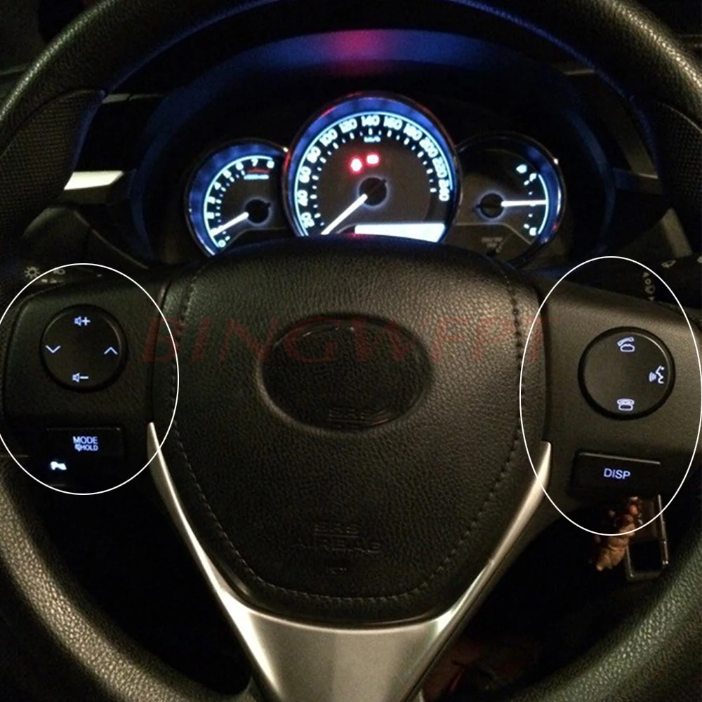 Кнопки управления звуком на рулевое колесо с Bluetooth для TOYOTA Corolla RAV4 84250 02560 2014