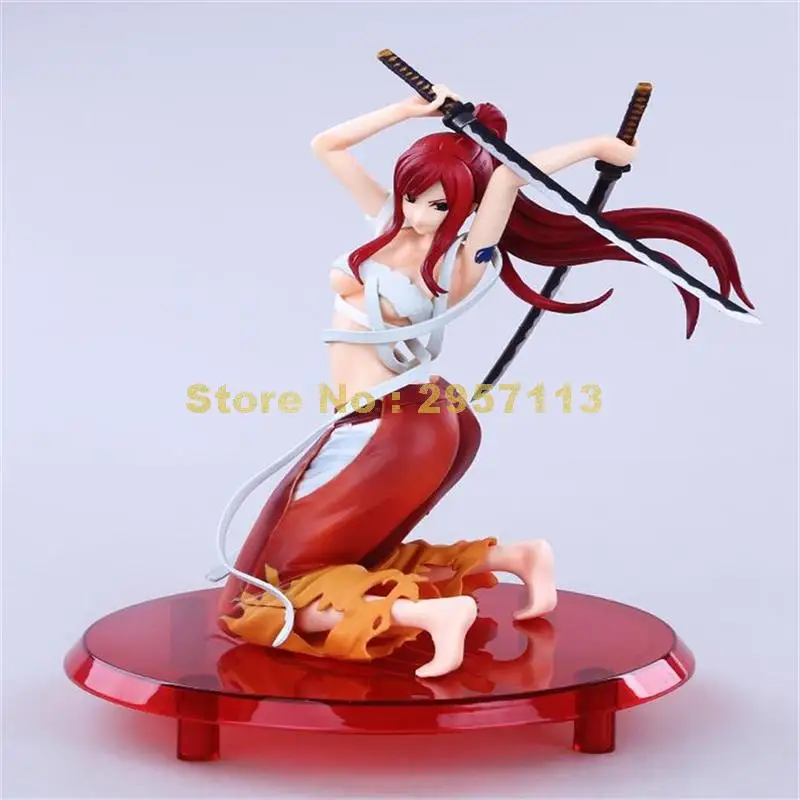 Аниме сексуальный Сказочный хвост erza scarlet cast off версия Коллекция фигурка ПВХ