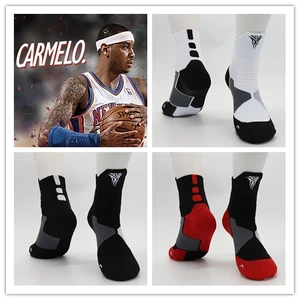 Carmelo Anthony Basketball Гольфы высокого качества носки до середины икры Новинка для взрослых Размер профессиональная тренировка Melo Star Player Elite Soxes