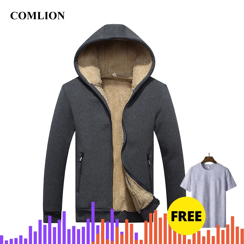 Толстовка мужская зимняя флисовая утепленная повседневная кофта кашемир шерсть