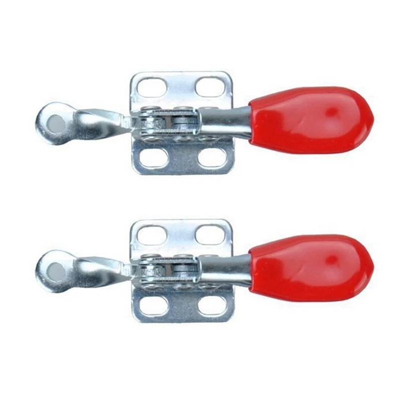 

5 Pcs Hand Tool Toggle Clamp Anti Slip Red Horizontal Clamp with 6.35mm Copper Pipe Swaging Tool