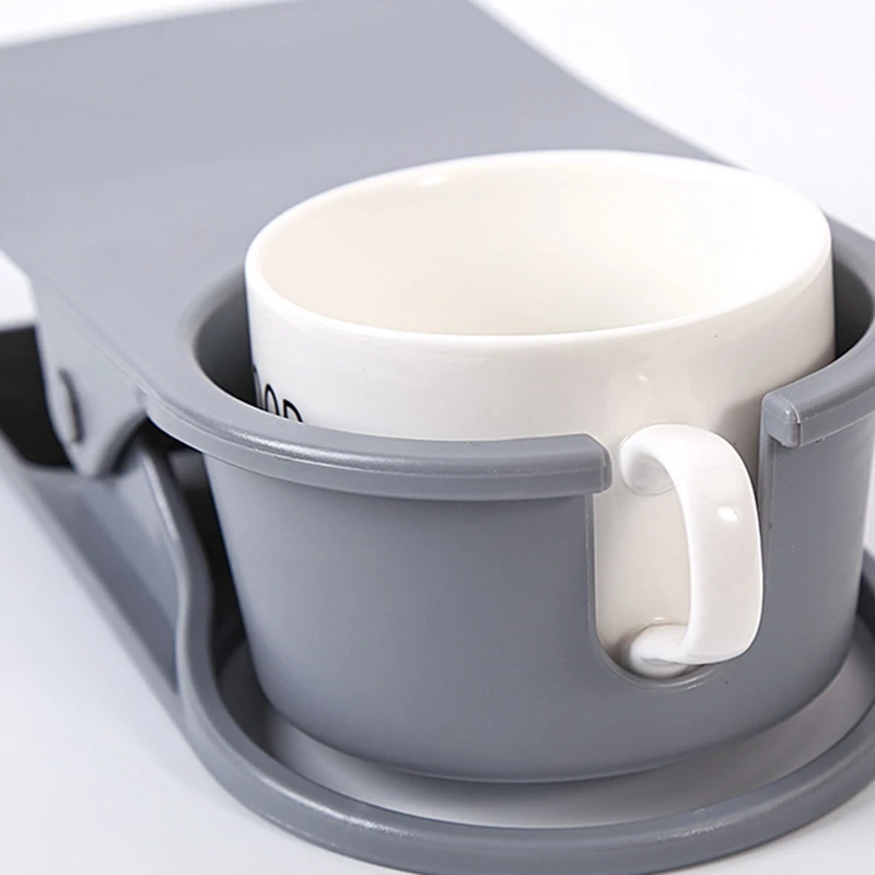 

Creative Home Table Side Water Cup Holder Dining Table Desk Multifunctional Computer Desk Fixed Cup Holder