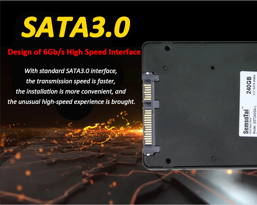 Semsotai 2,5 дюйма ssd 120 ГБ hdd SATA III 3D NAND флэш-память TLC 450 МБ/с. кремния motion Внутренние твердотельные жесткие диски для настольных