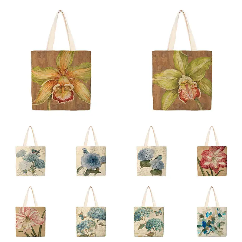 

Женская Повседневная Сумка-тоут с цветочным принтом