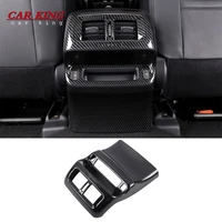 abs carbon fibre car styling car back rear air condition outlet vent frame cover trim for nissan navara np300 2017 2018 2019