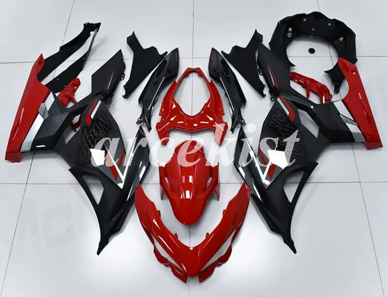 

High Quality New ABS Injection Plastics Full Fairings Kit for Ninja400 Ninja 400 ZX-4R 2018 2019 2020 Bodywork set Red black