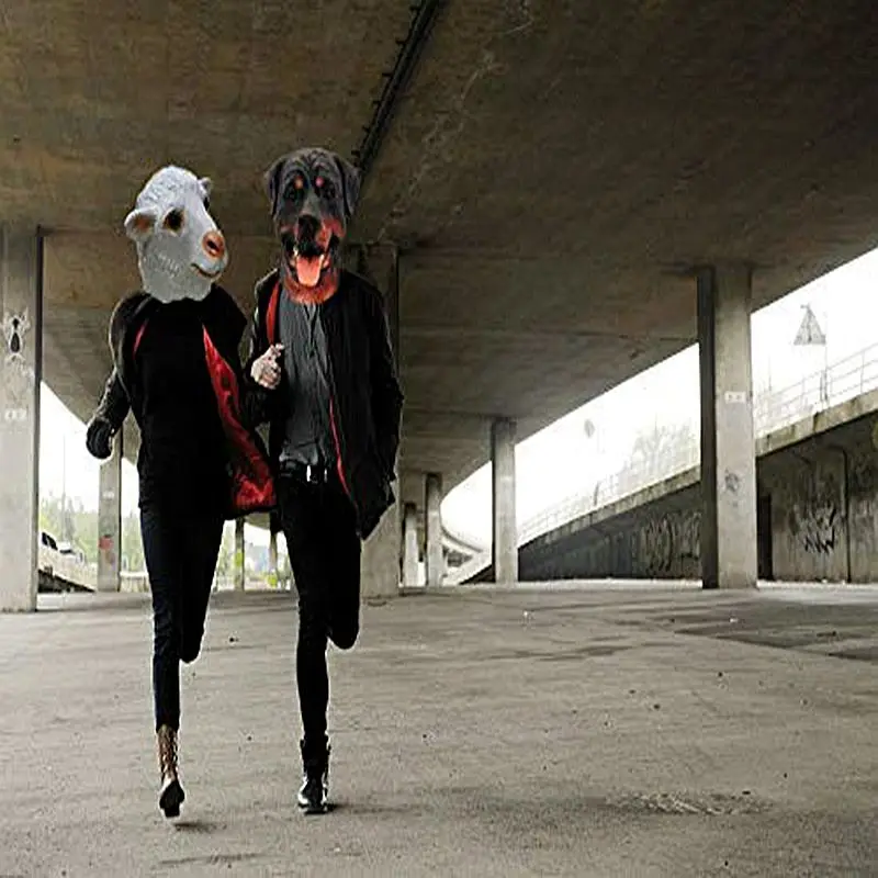 

halloween mask Latex Animal Dog Mask, Halloween Costume Party Latex Mask