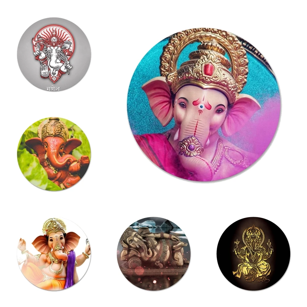 

Значки для одежды Ganesha, украшение для рюкзака, подарок