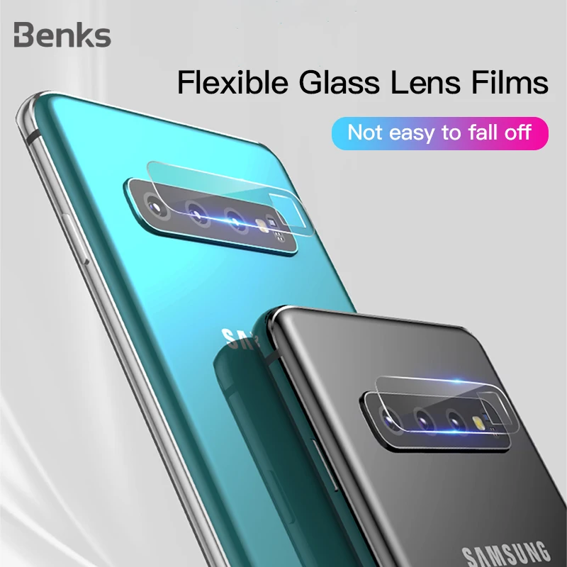 Benks 4PC Защитное стекло для объектива камеры Samsung Galaxy S10 Plus ультратонкое мягкое