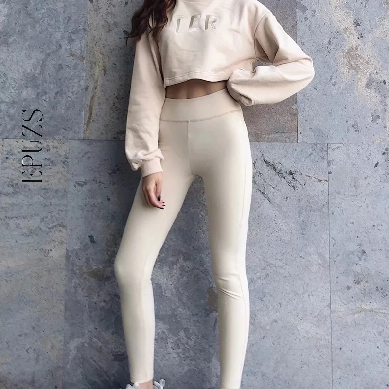 

Зимние Сексуальные облегающие леггинсы для фитнеса, женские хлопковые леггинсы для тренировок, уличные теплые леггинсы 2019, черные эластичные штаны, джеггинсы