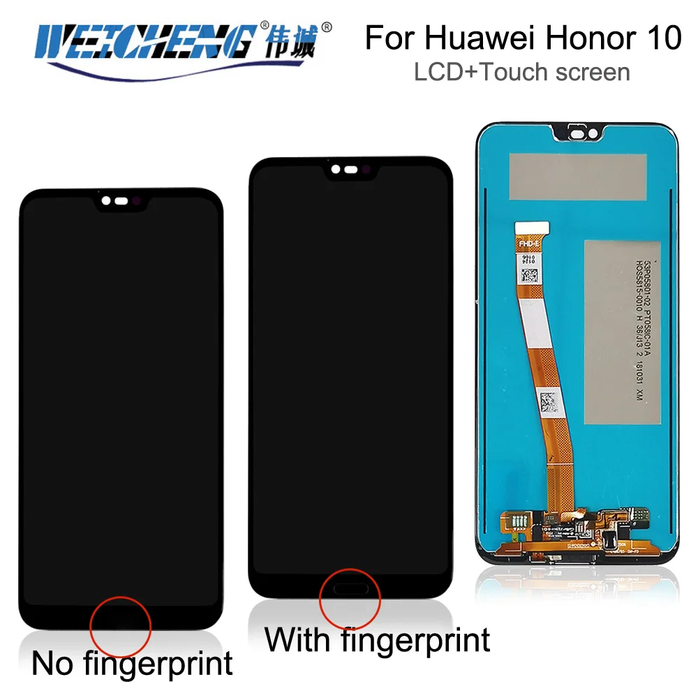 ЖК дисплей 5 8 дюйма для Huawei Honor 10 с сенсорным экраном и дигитайзером в сборе со