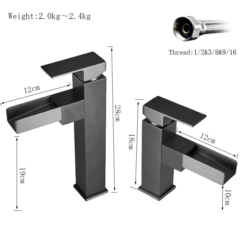 Качественный латунный СВЕТОДИОДНЫЙ смеситель для раковины ванной комнаты