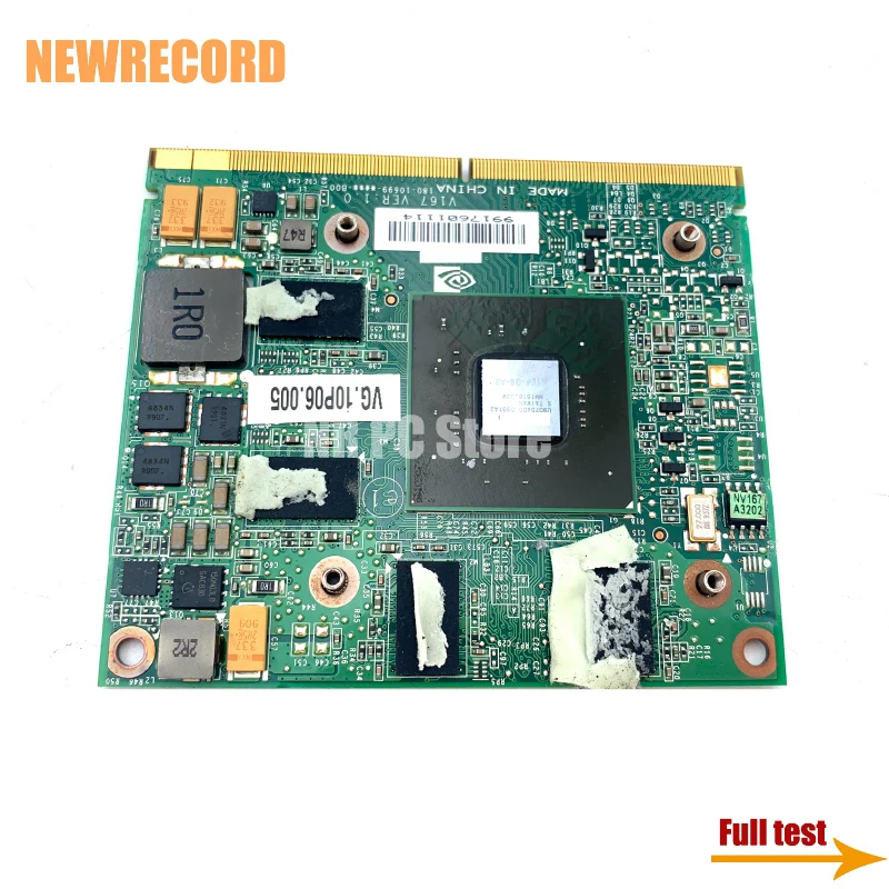 NEWRECORD VG.10P06.005 VG.10P06.004 GT240M 1 ГБ N10P-GS-A2 DDR3 для ноутбука Acer Aspire 5739G 5935G 7738G 8735G 8940G