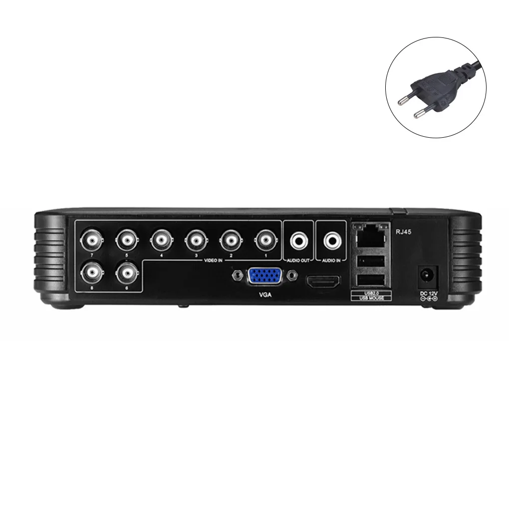 4/8 канала CCTV AHD DVR Mini Hybrid 1080N NVR Video Recorder IP Аналоговая камера / US Plug EU | Электроника