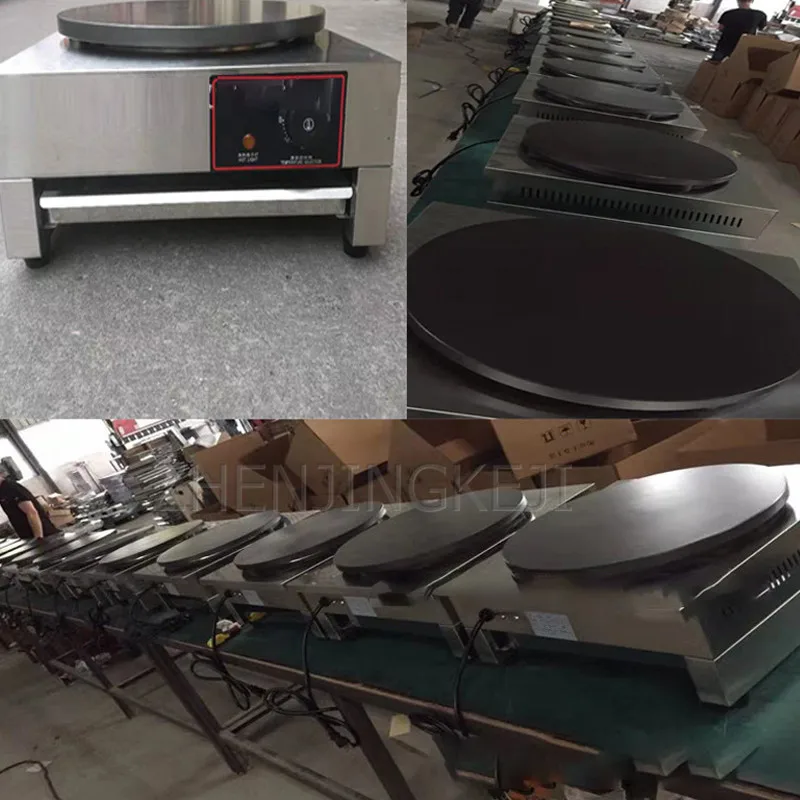 

Crepe Maker Commercial Stainless Steel Efficient Pancake Oven Electricity/Gas Food Grade Nonstick coating Pancake Fruit Machine