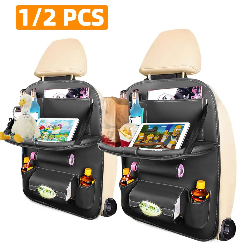 Органайзер для спинки автомобильного сиденья универсальный складной из