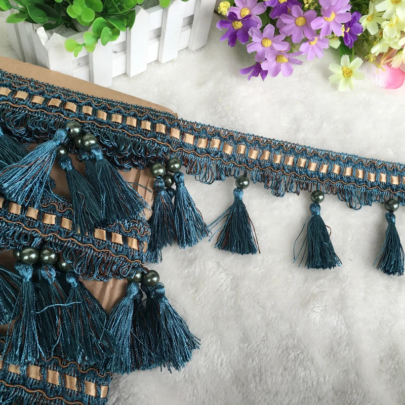 

10,5 м занавески, кружевные жемчужные бусины, декоративные аксессуары, подвесные бусины, кисточки, высококачественные аксессуары для украшен...