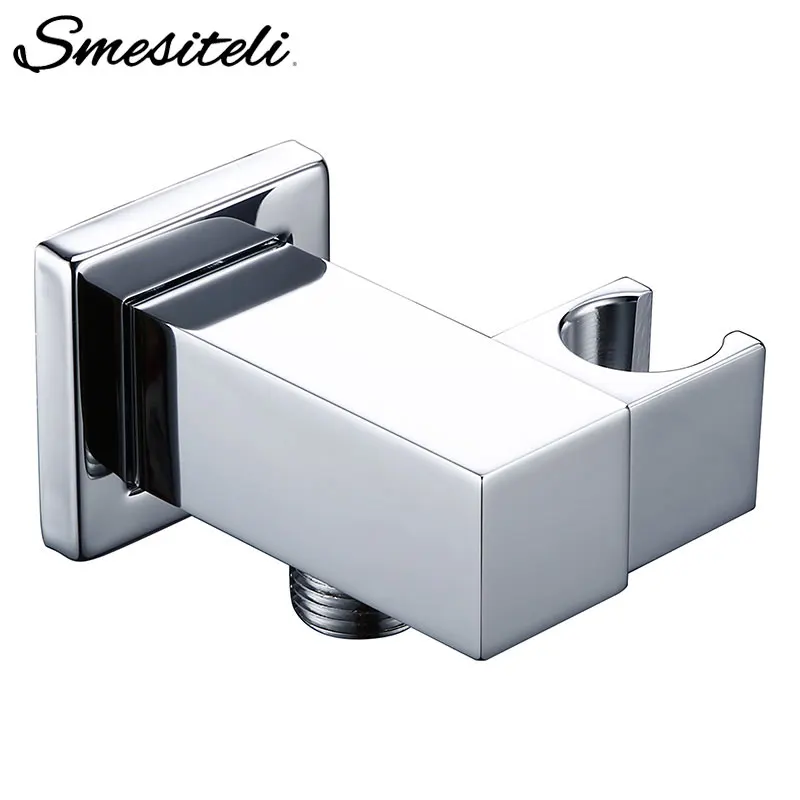 

Smesiteli Bathroom Accessories Wall Mounted Hand Shower Bracket Shower Head Holder for Bathroom Hand Sprayer Wand Polish Chrome