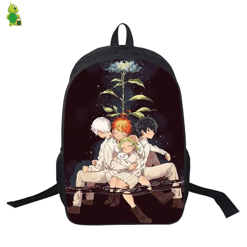 1 Обещанный рюкзак Neverland Mochila школьные сумки для подростков девочек мальчиков аниме ноутбук рюкзак для женщин и мужчин Дорожная сумка на плечо - Цвет: 1