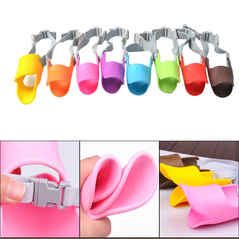 Новый дизайн Duckbill намордник для собак мордочка против укуса кора Жевательная