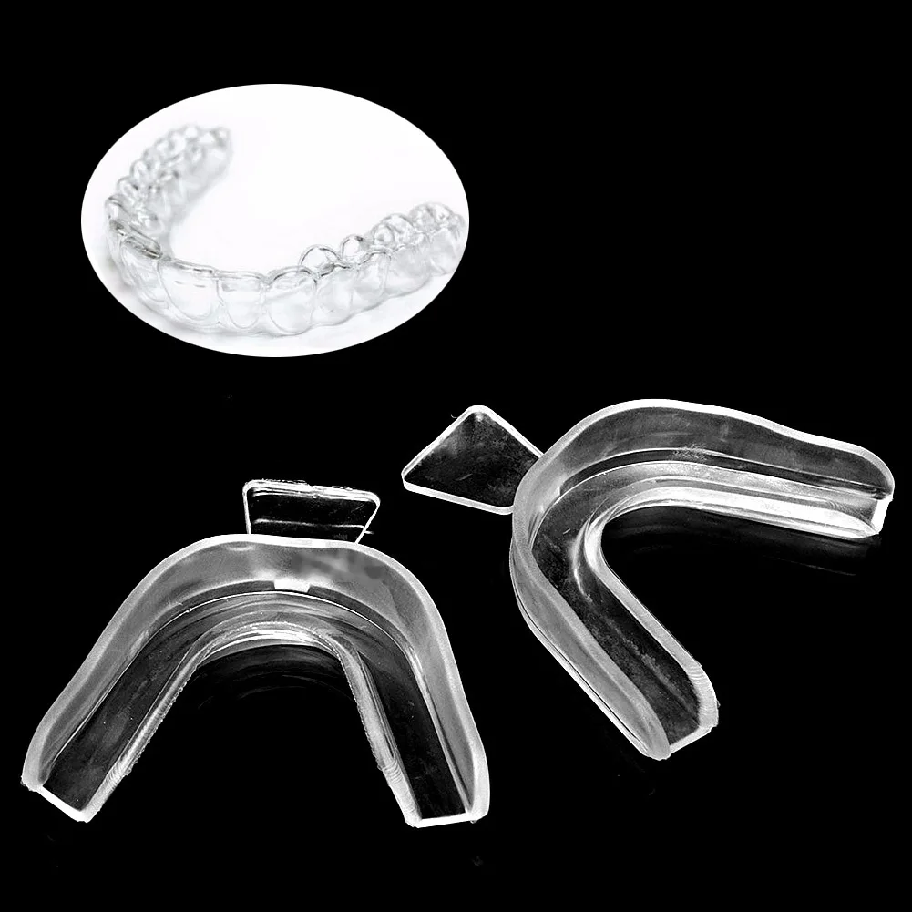 

2Pcs Thermoform Moldable Mouth Teeth Dental Trays Tooth Whitening Guard Whitener