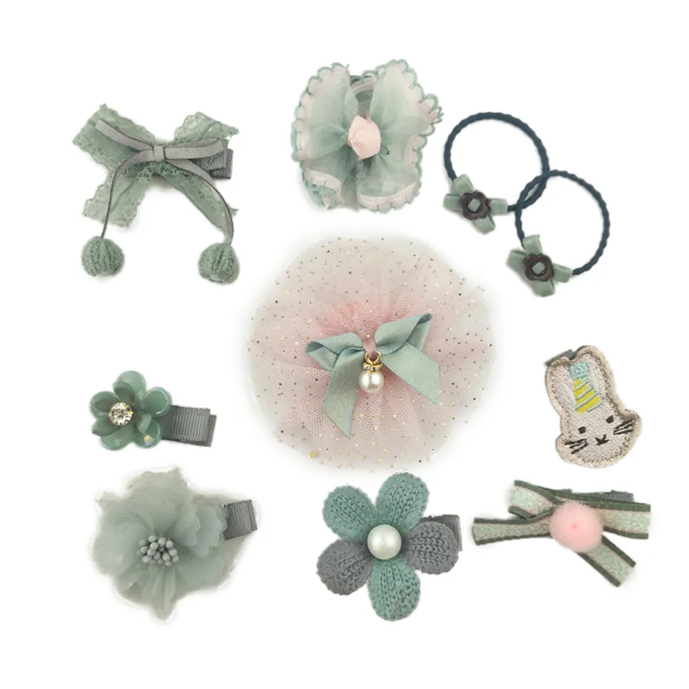 Корейский детский комплект ювелирных изделий для девочек с мультяшным рисунком