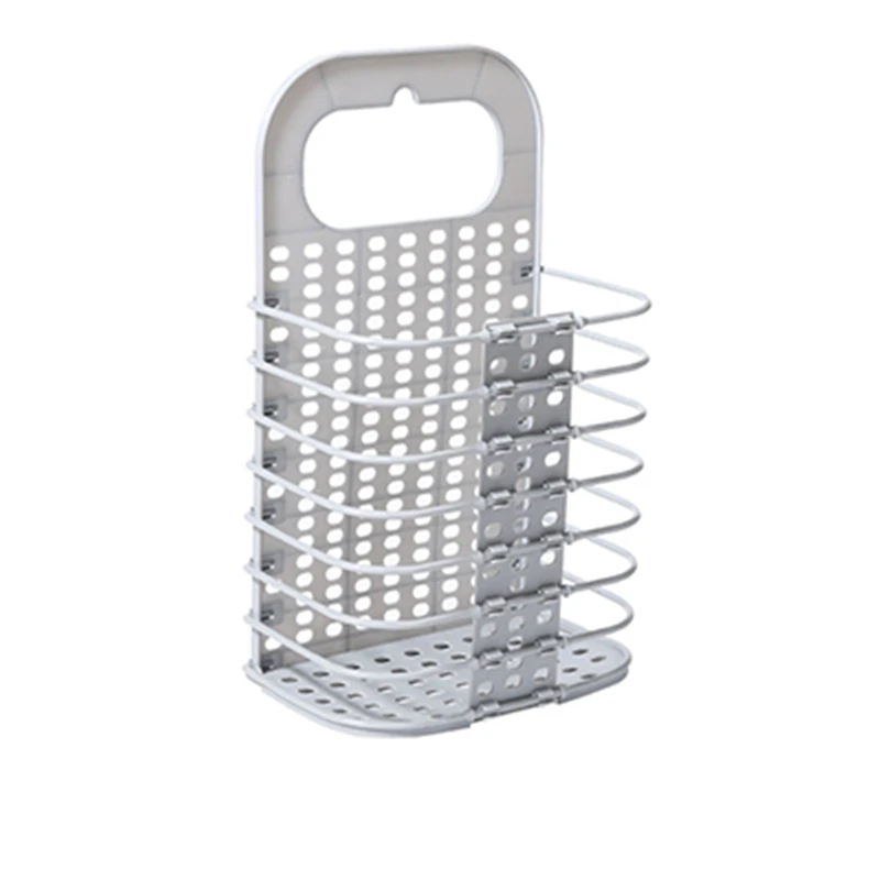 

Household Laundry Storage Basket Collapsible Hamper Free Punching Clothing Toy Storage Baskets Household Laundry Storage Baskets