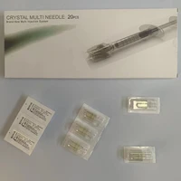 korea 5 pins crystal multi needle for dermal filler injector mesotherapy injection microneedle meso gun micro needle